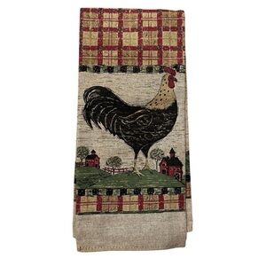 Warren Kimble Linen Blend Farm Style Tea / Kitchen Towel